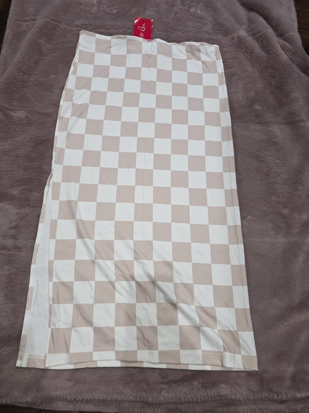 Jess Lea Checkered Midi Skirt